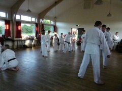 Karate Lesson in progress